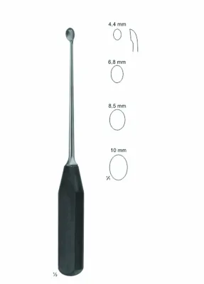 Bone Curettes With Hartpress Handle